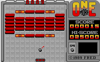 Onemore Breakout atari screenshot